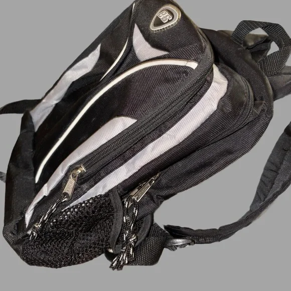 Black and Gray Men's Backpack - Picture 4 of 4